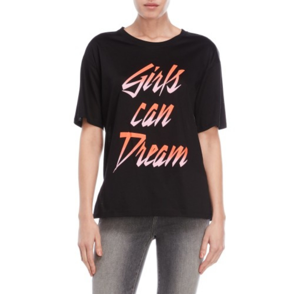SANDRO Cotton Graphic Tee
